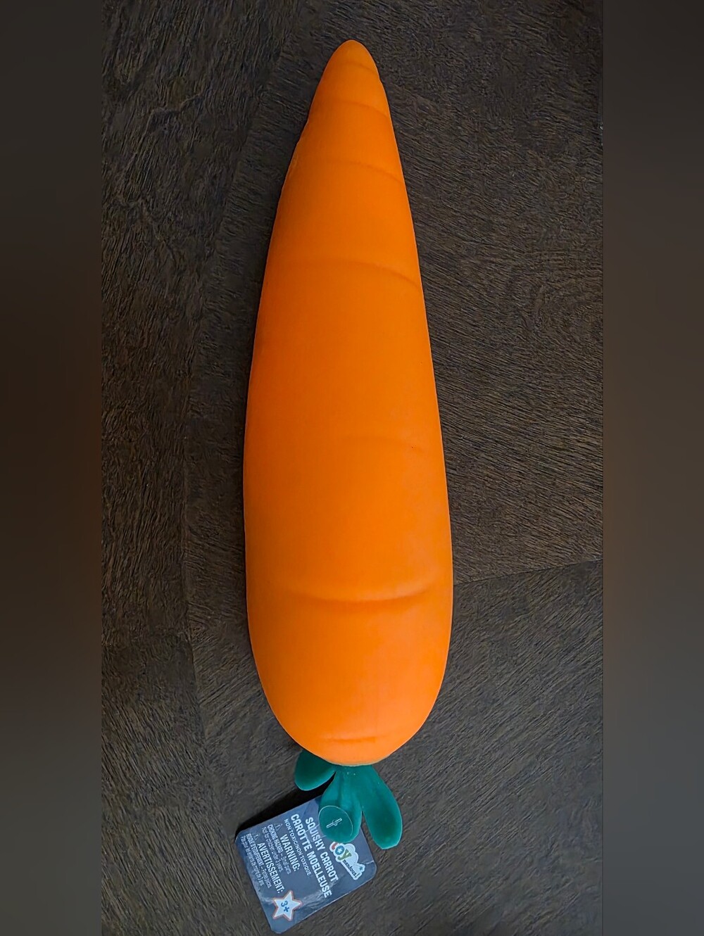 Jumbo Large Carrot Squishy NWT